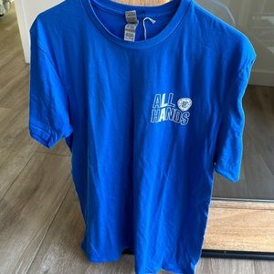 Official La Clippers T shirt Blue Size Large